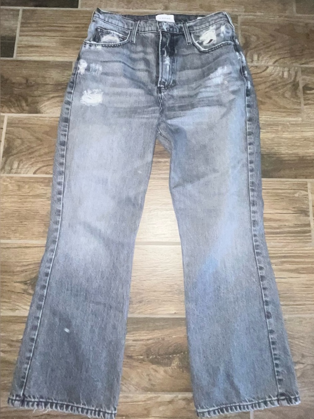 Frame le High N Tight Crop Mini Boot jeans - Picture 3 of 5